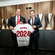 Firma de SAMU y Sevilla FC