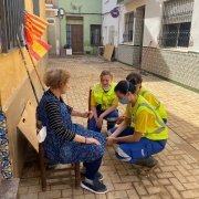 Voluntarios de SAMU en Valencia tras el paso de la DANA.